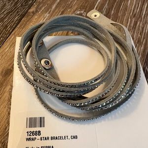 Wrap-Star Bracelet, Crystal Aurore Boreale